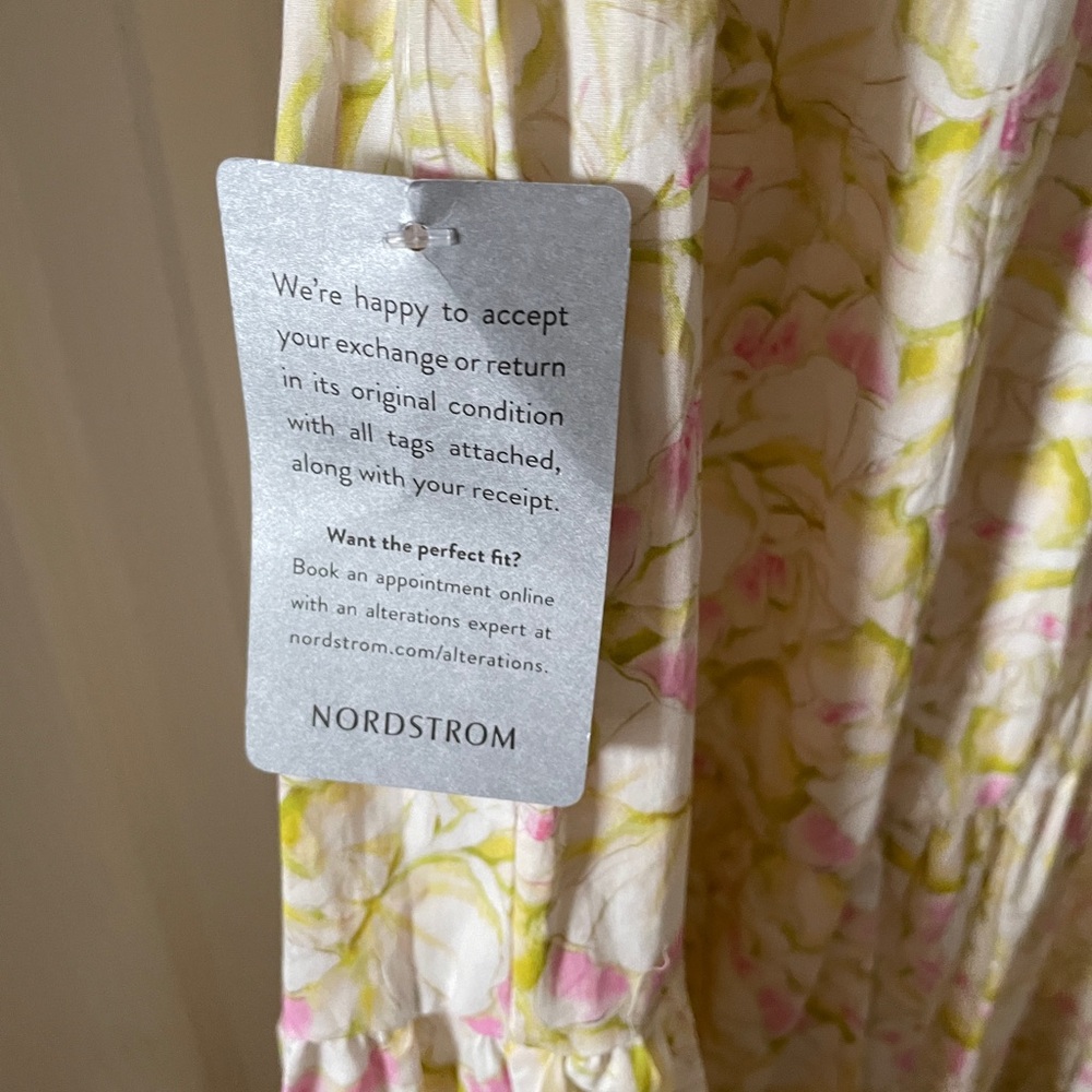 Astr Light Yellow Floral Midi Dress - Picture 6 of 7